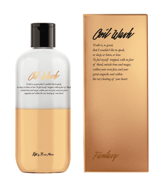 Двухфазное средство для душа АРОМАТ СПЕЛЫХ ФРУКТОВ Fragrance Oil Wash – Glamour Fantasy, 300 мл KISS BY ROSEMINE