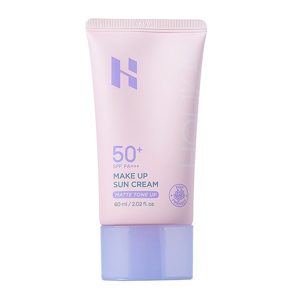 Солнцезащитный крем + матовая база для лица Matte Tone Up SPF 50+ PA++++, Holika Holika