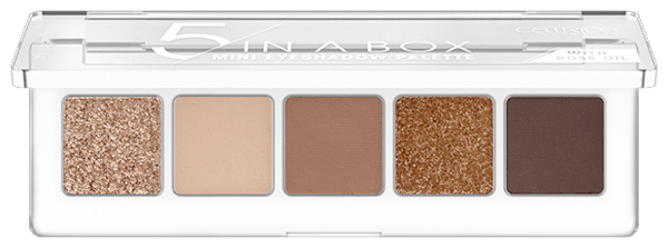 Палетка теней 5 In A Box Mini CATRICE, 010 Golden Nude Look 927502