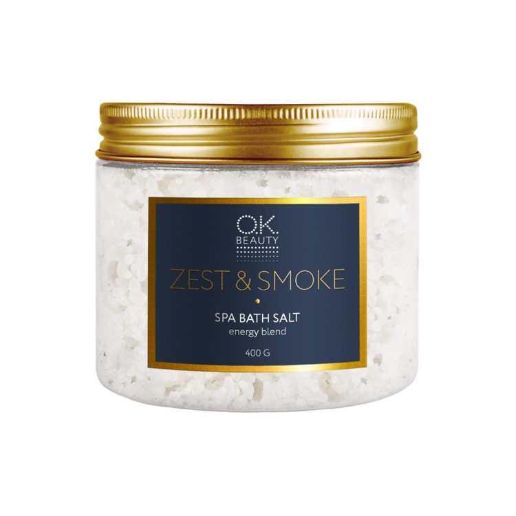 Соль для ванн ZEST & SMOKE SPA BATH SALT ENERGY BLEND OK BEAUTY