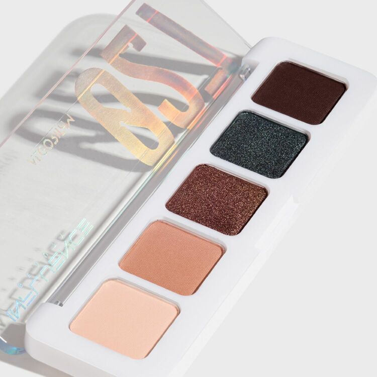 Палетка теней из 5 оттенков ALGORITHM Eyeshadow mini-palette Influence Beauty тон 06