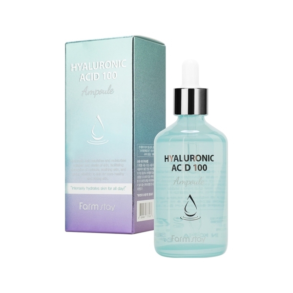 Сыворотка для лица с гиалуроновой кислотой Hyaluronic Acid 100 Ampoule FarmStay