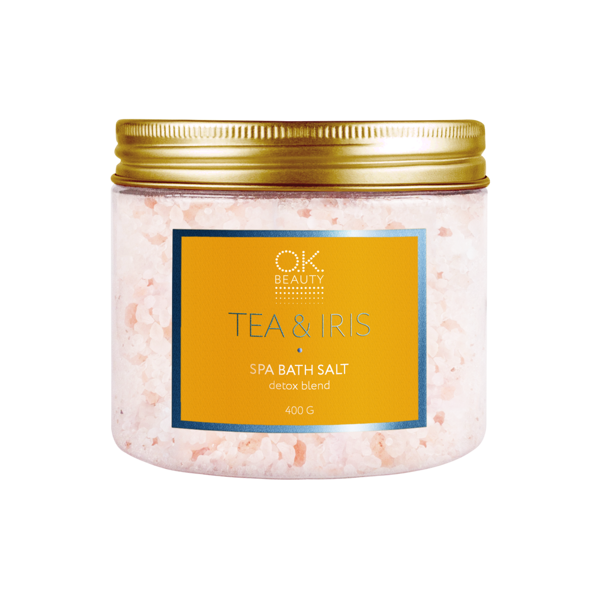 Соль для ванн TEA & IRIS SPA BATH SALT DETOX BLEND OK BEAUTY