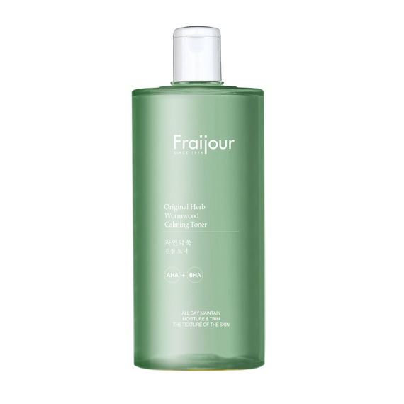Тонер для лица AHA/BHA-КИСЛОТЫ Original Herb Wormwood Calming Toner, 500 мл Fraijour