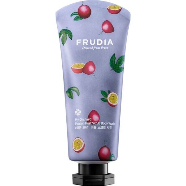 Гель для душа скрабирующий с маракуйей Frudia