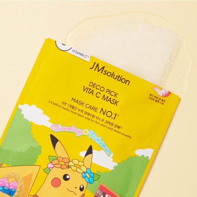 Тканевая маска JMsolution Pokemon DECO PICK VITA с витамином С