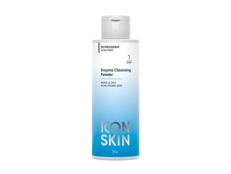 Энзимная пудра для умывания ICON SKIN  Enzyme Cleansing Powder, 75 гр