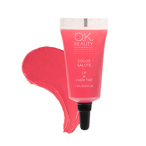 Стойкий пигмент для губ и щек СOLOR SALUTE LIP & CHEEK TINT тон FLAMINGO OK BEAUTY