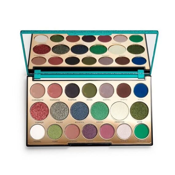 Палетка теней Precious stone Emerald Makeup Revolution