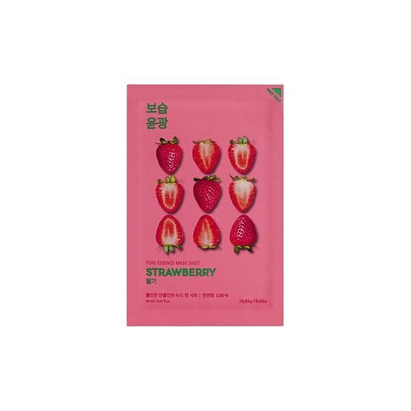 Тканевая маска для лица Pure Essence Mask Sheet Strawberry Holika Holika