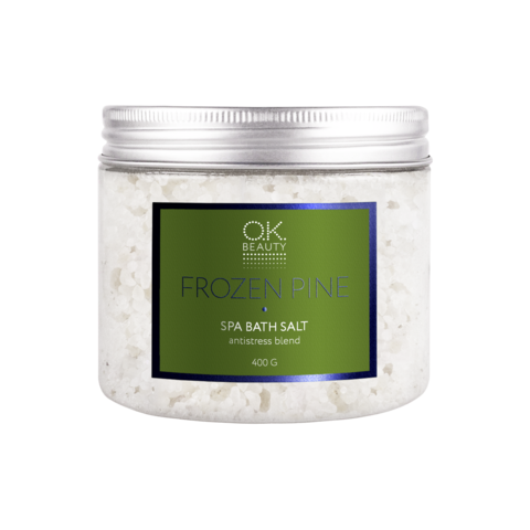 Соль для ванн FROZEN PINE SPA BATH SALT ANTISTRESS BLEND OK BEAUTY