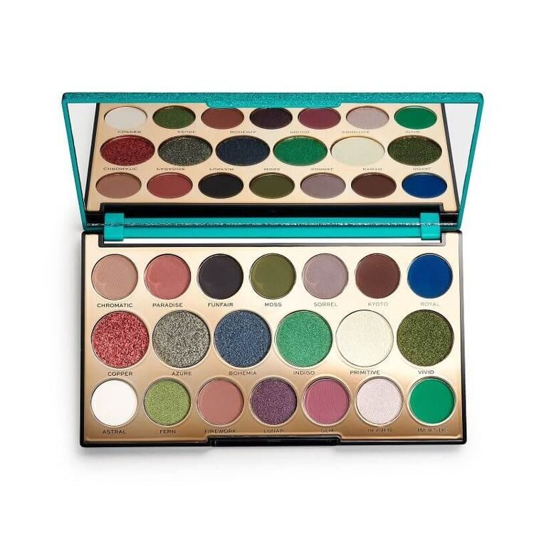 Палетка теней Precious stone Emerald Makeup Revolution