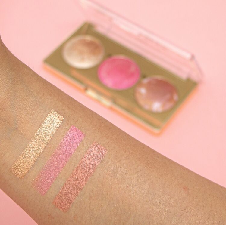 РУМЯНА, БРОНЗЕР И ХАЙЛАЙТЕР 3 В 1 REVOLUTION PRO BLUSH & GLOW  Rose Glow 6400152