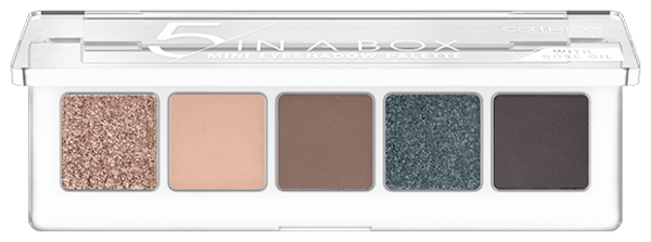 Палетка теней 5 In A Box Mini CATRICE, 040 Modern Smokey Look