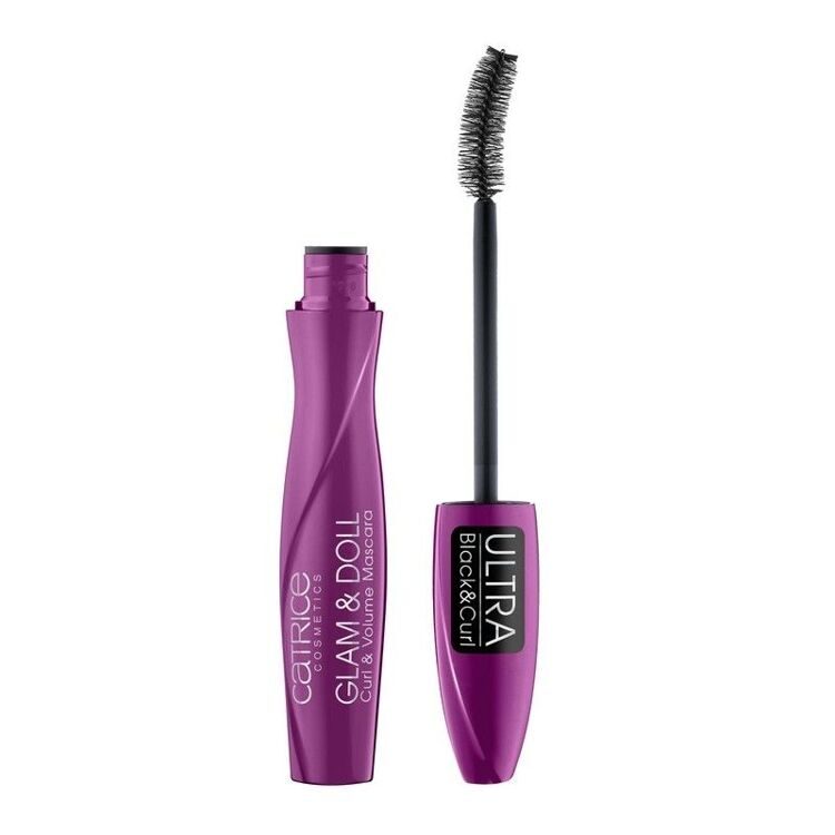 Тушь для ресниц Glam & Doll Curl & Volume Mascara 010 BLACK CATRICE