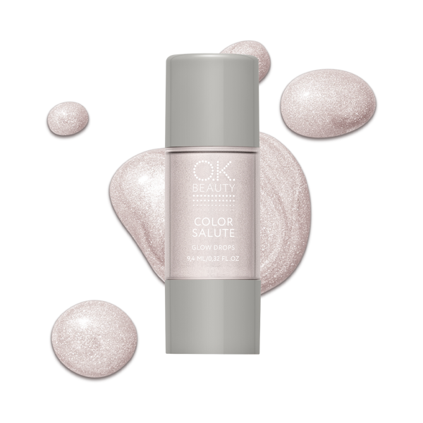 Жидкий хайлайтер COLOR SALUTE GLOW DROPS Lunar OK BEAUTY