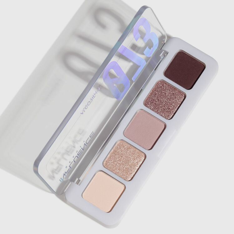 Палетка теней из 5 оттенков ALGORITHM Eyeshadow mini-palette Influence Beauty