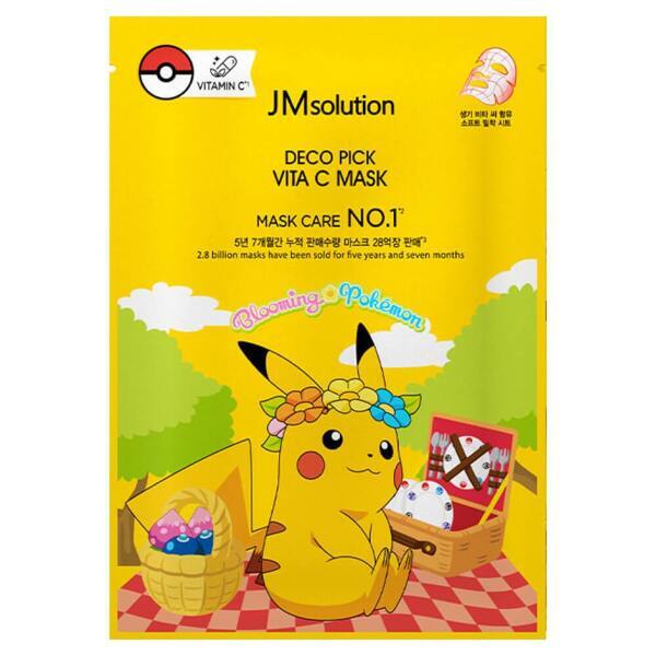 Тканевая маска JMsolution Pokemon DECO PICK VITA с витамином С