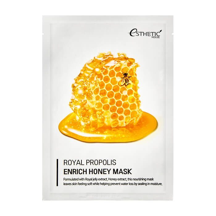 Маска для лица тканевая Royal Propolis Enrich Honey Mask Esthetic House