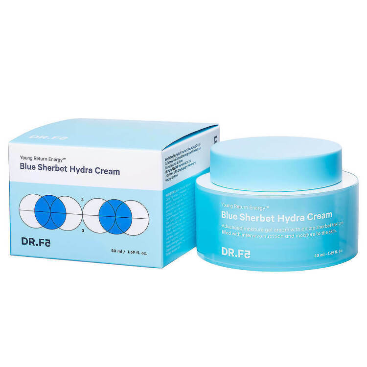 Крем- щербет интенсивно увлажняющий DR.F5 Blue Sherbet Hydra Cream Frudia 50 ml