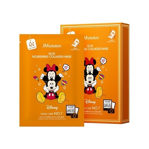 Тканевая маска JMsolution Disney питательная с коллагеном collection selfie collagen mask, 30мл