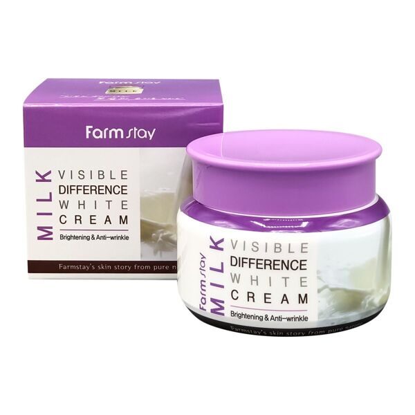 Крем для лица Milk Visible Difference White Cream FarmStay