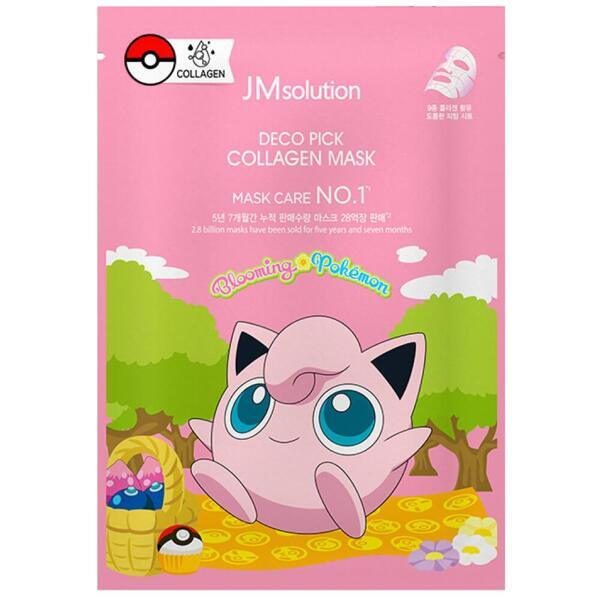 Тканевая маска JMsolution Pokemon DECO PICK COLLAGEN укрепляющая с коллагеном