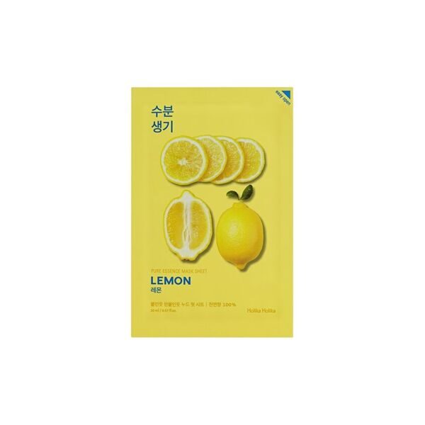 Тканевая маска для лица Pure Essence Mask Sheet Lemon Holika Holika