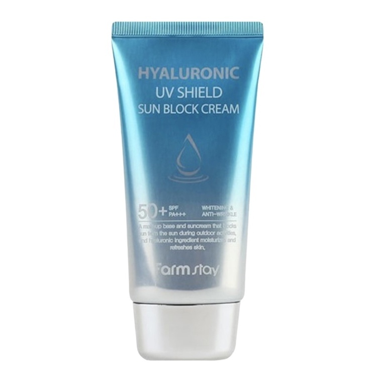 Солнцезащитный крем с гиалуроновой кислотой HYALURONIC 50+SPF, 70g, FarmStay