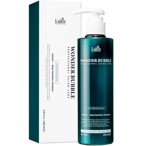 Шампунь для волос Lador WONDER BUBBLE увлажняющий для объема, 250ml